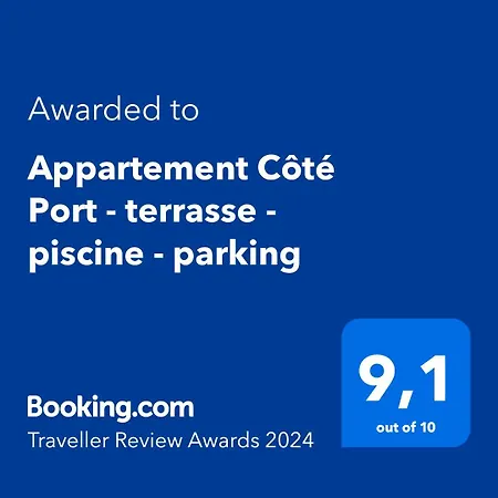Appartement Cap'nomad Cote Port - Terrasse - Piscine - Parking